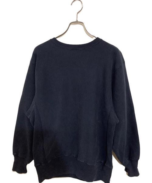 Champion REVERSE WEAVE（チャンピオン リバース ウィーブ）Champion REVERSE WEAVE (チャンピオン リバース ウィーブ) 90’sクルーネックスウェットシャツ ネイビー×イエロー サイズ:US XLの古着・服飾アイテム