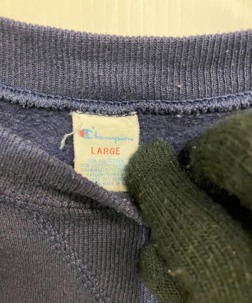 Champion（チャンピオン）Champion (チャンピオン) 80’sクルーネックスウェットシャツ ネイビー サイズ:Lの古着・服飾アイテム