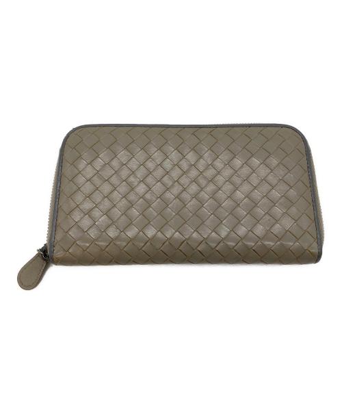 BOTTEGA VENETA（ボッテガベネタ）BOTTEGA VENETA (ボッテガベネタ) 長財布 ベージュの古着・服飾アイテム