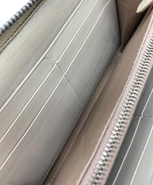 BOTTEGA VENETA（ボッテガベネタ）BOTTEGA VENETA (ボッテガベネタ) 長財布 ベージュの古着・服飾アイテム