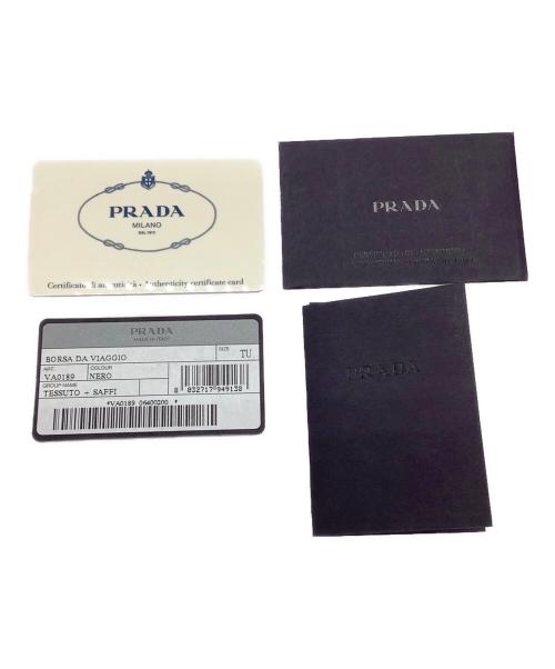 PRADA（プラダ）PRADA (プラダ) テスートナイロンショルダーバッグ ブラック（NERO)の古着・服飾アイテム