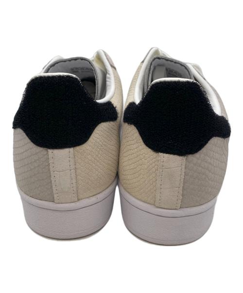 adidas（アディダス）adidas (アディダス) SUPER STAR ライトグレー×アイボリー サイズ:28㎝の古着・服飾アイテム