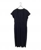 7-id conceptセブンアイディーコンセプト）の古着「フレンチスリーブジャージーワンピース」｜ネイビー