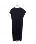7-id concept (セブンアイディーコンセプト) フレンチスリーブジャージーワンピース ネイビー サイズ:SIZE Free 未使用品：7000円