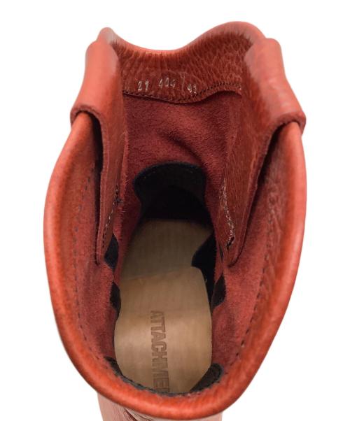 ATTACHMENT（アタッチメント）ATTACHMENT (アタッチメント) オイルカウハイドウエスタンブーツ レッド サイズ:SIZE 41 (25.5～26cm)の古着・服飾アイテム