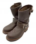 RED WINGレッドウィング）の古着「エンジニアブーツ」｜ブラウン