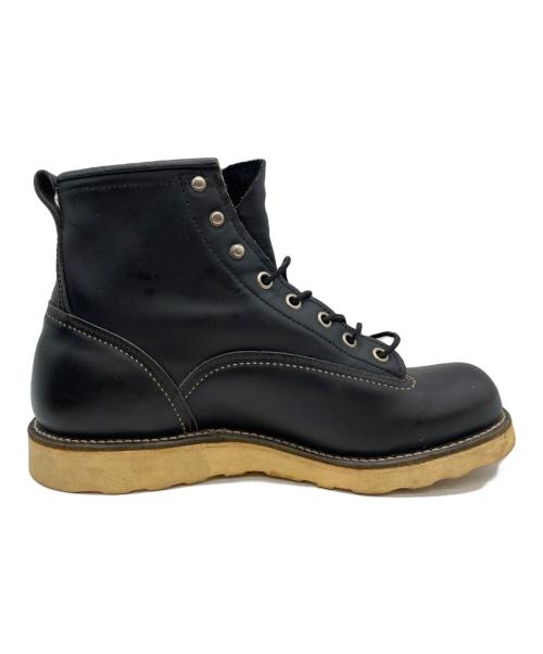 RED WING（レッドウィング）RED WING (レッドウィング) 00's LINEMAN BOOTS ブラック サイズ:25cmの古着・服飾アイテム