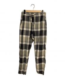 South2 West8×BEAMS BOY（サウスツー ウエストエイト×ビームスボーイ）の古着「String Slack Pant」｜グレー×ブラック