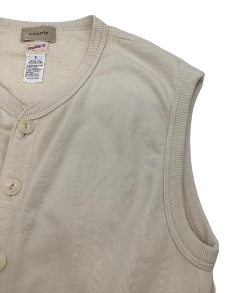 maturely（マチュアリー）maturely (マチュアリー) Healthknit (ヘルスニット) 別注 Sweat All-in-one ライトベージュ サイズ:ＦＲＥＥの古着・服飾アイテム