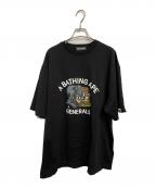 GOD SELECTION XXX×BAPE BY A BATHING APEゴッドセレクショントリプルエックス×ベイプバイアベイシングエイプ）の古着「Tシャツ」｜ブラック