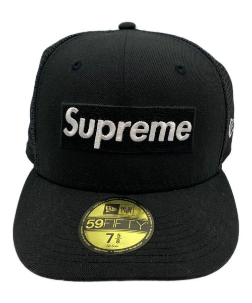 SUPREME（シュプリーム）Supreme (シュプリーム) New Era (ニューエラ) Box Logo Mesh Cap ブラックの古着・服飾アイテム