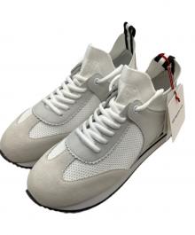 KEI HAYAMA PLUS（ケイ ハヤマ プリュス）の古着「メッシュニットラインソールスニーカー」｜ホワイト