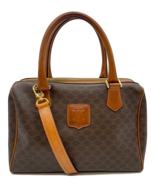 CELINE（セリーヌ）CELINE (セリーヌ) 2WAYミニボストンバッグ ブラウンの古着・服飾アイテム