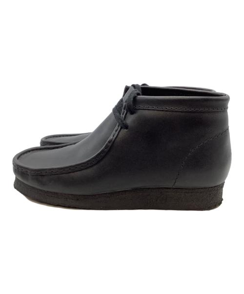 CLARKS（クラークス）CLARKS (クラークス) ワラビーブーツ (ブラックレザー) ブラック サイズ:SIZE UK9 (27cm)の古着・服飾アイテム