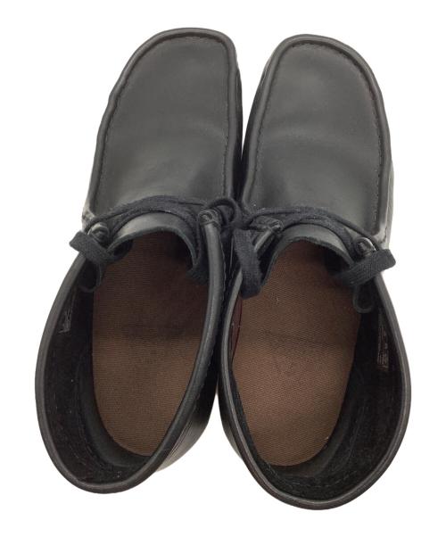 CLARKS（クラークス）CLARKS (クラークス) ワラビーブーツ (ブラックレザー) ブラック サイズ:SIZE UK9 (27cm)の古着・服飾アイテム