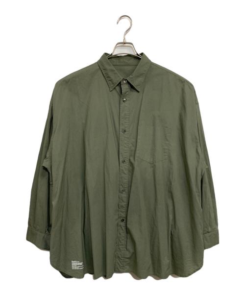 FreshService（フレッシュサービス）FreshService (フレッシュサービス) TYPEWRITER CORPORATE REGULAR COLLAR SHIRT オリーブ サイズ:SIZE Freeの古着・服飾アイテム