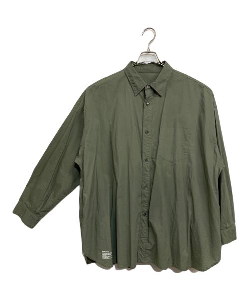 FreshService（フレッシュサービス）FreshService (フレッシュサービス) TYPEWRITER CORPORATE REGULAR COLLAR SHIRT オリーブ サイズ:SIZE Freeの古着・服飾アイテム