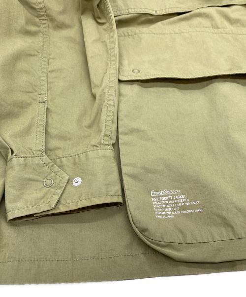 FreshService（フレッシュサービス）FreshService (フレッシュサービス) FIVE POCKET JACKET オリーブ サイズ:SIZE Freeの古着・服飾アイテム