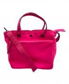 Kate Spadeケイトスペード）の古着「2WAYナイロンバッグ」｜ピンク