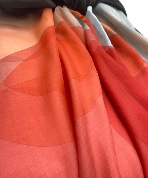 TOKUKO1erVOL（トクコプルミエヴォル）TOKUKO1erVOL (トクコプルミエヴォル) レイヤードシアーワイドパンツ ブラック×レッド サイズ:SIZE 9の古着・服飾アイテム