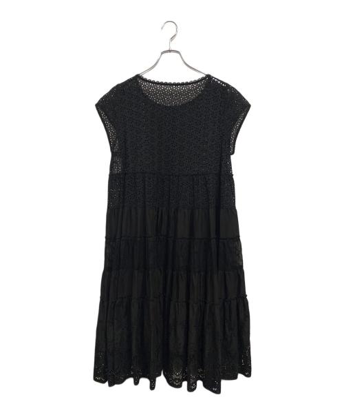 TOKUKO1erVOL（トクコプルミエヴォル）TOKUKO1erVOL (トクコプルミエヴォル) ノースリーブワンピース ブラック サイズ:SIZE 9の古着・服飾アイテム