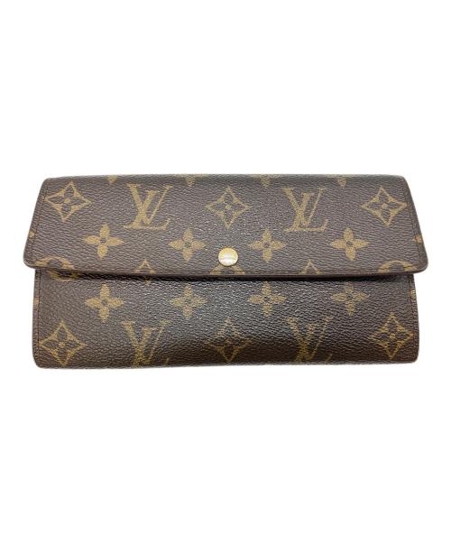 LOUIS VUITTON（ルイ ヴィトン）LOUIS VUITTON (ルイ ヴィトン) 長財布 ブラウンの古着・服飾アイテム