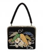 VINTAGEヴィンテージ）の古着「ビーズハンドバッグ」｜ブラック