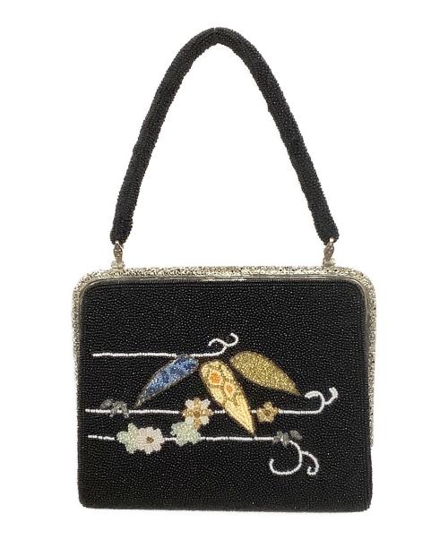 VINTAGE（ヴィンテージ）VINTAGE (ヴィンテージ) ビーズハンドバッグ ブラックの古着・服飾アイテム