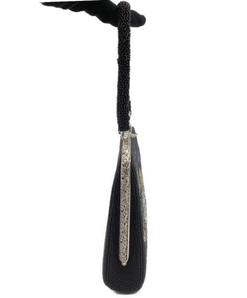 VINTAGE（ヴィンテージ）VINTAGE (ヴィンテージ) ビーズハンドバッグ ブラックの古着・服飾アイテム