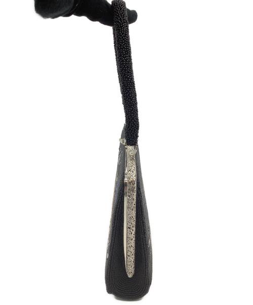 VINTAGE（ヴィンテージ）VINTAGE (ヴィンテージ) ビーズハンドバッグ ブラックの古着・服飾アイテム