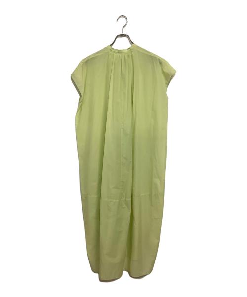 green label relaxing（グリーンレーベルリラクシング）green label relaxing (グリーンレーベルリラクシング) FFC C/NY エアリー シャツ ワンピース グリーン サイズ:ＦＲＥＥ 未使用品の古着・服飾アイテム