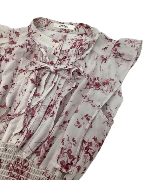 Snidel（スナイデル）Snidel (スナイデル) 半袖ワンピース ピンク サイズ:SIZE 0の古着・服飾アイテム