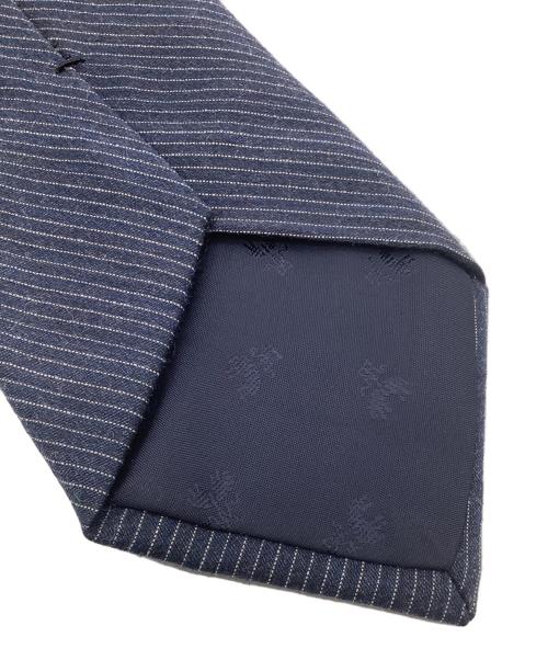 BROOKS BROTHERS（ブルックスブラザーズ）BROOKS BROTHERS (ブルックスブラザーズ) ウール/シルク ピンストライプタイ ネイビー サイズ:Freeの古着・服飾アイテム