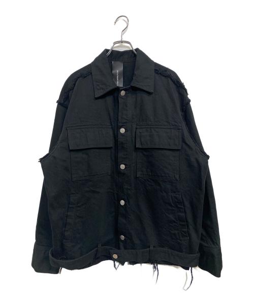 VOLTAGE  CONTROL FILTER（ヴォルテージコントロールフィルター）VOLTAGE  CONTROL FILTER (ヴォルテージコントロールフィルター) Cutoff Denim Patch Blouson ブラック サイズ:SIZE Freeの古着・服飾アイテム