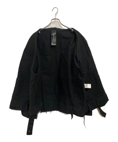 VOLTAGE  CONTROL FILTER（ヴォルテージコントロールフィルター）VOLTAGE  CONTROL FILTER (ヴォルテージコントロールフィルター) Cutoff Denim Patch Blouson ブラック サイズ:SIZE Freeの古着・服飾アイテム