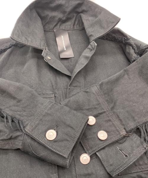 VOLTAGE  CONTROL FILTER（ヴォルテージコントロールフィルター）VOLTAGE  CONTROL FILTER (ヴォルテージコントロールフィルター) Cutoff Denim Patch Blouson ブラック サイズ:SIZE Freeの古着・服飾アイテム