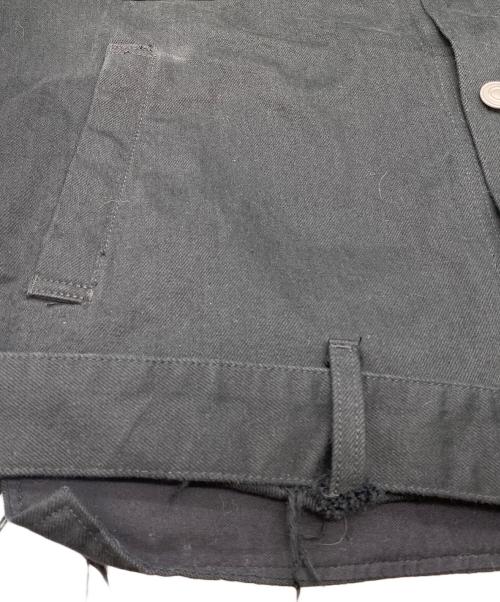 VOLTAGE  CONTROL FILTER（ヴォルテージコントロールフィルター）VOLTAGE  CONTROL FILTER (ヴォルテージコントロールフィルター) Cutoff Denim Patch Blouson ブラック サイズ:SIZE Freeの古着・服飾アイテム