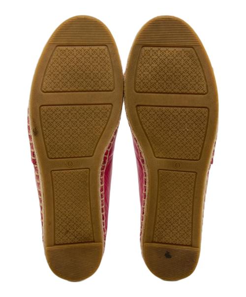 TORY BURCH（トリーバーチ）TORY BURCH (トリーバーチ) エスパドリーユ ショッキングピンク サイズ:US 8の古着・服飾アイテム