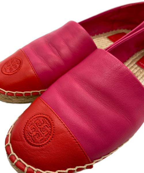 TORY BURCH（トリーバーチ）TORY BURCH (トリーバーチ) エスパドリーユ ショッキングピンク サイズ:US 8の古着・服飾アイテム
