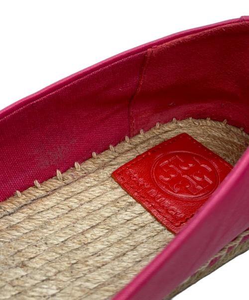 TORY BURCH（トリーバーチ）TORY BURCH (トリーバーチ) エスパドリーユ ショッキングピンク サイズ:US 8の古着・服飾アイテム