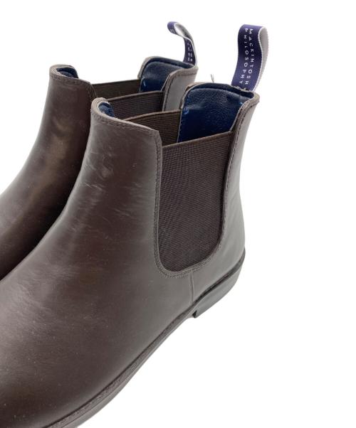 MACKINTOSH PHILOSOPHY（マッキントッシュ フィロソフィー）MACKINTOSH PHILOSOPHY (マッキントッシュ フィロソフィー) サイドゴアレインシューズCARDIFF ブラウン サイズ:SIZE M (26-26.5)の古着・服飾アイテム