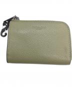 COACHコーチ）の古着「Lジップ カーキ-ケース」｜オリーブ