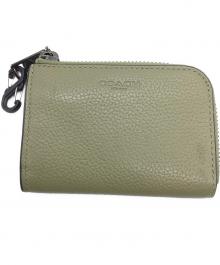 COACH（コーチ）の古着「Lジップ カーキ-ケース」｜オリーブ