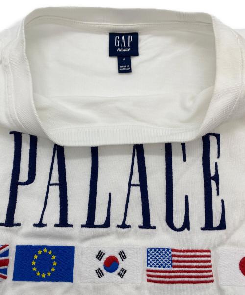 PALACE（パレス）PALACE (パレス) GAP (ギャップ) HEAVY JERSEY T-SHIRT ホワイト サイズ:SIZE Mの古着・服飾アイテム