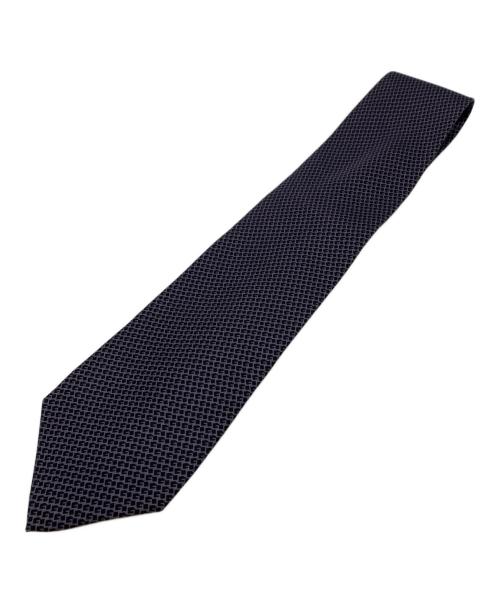 GUCCI（グッチ）GUCCI (グッチ) シルクネクタイ パープル サイズ:FREEの古着・服飾アイテム