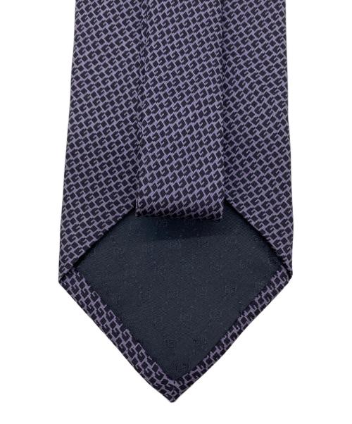 GUCCI（グッチ）GUCCI (グッチ) シルクネクタイ パープル サイズ:FREEの古着・服飾アイテム