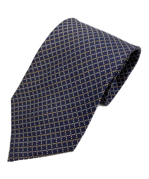CHAPS RALPH LAUREN（チャップス ラルフローレン）CHAPS RALPH LAUREN (チャップス ラルフローレン) ヴィンテージチェック柄ネクタイ ネイビー サイズ:大剣幅9.5cmの古着・服飾アイテム