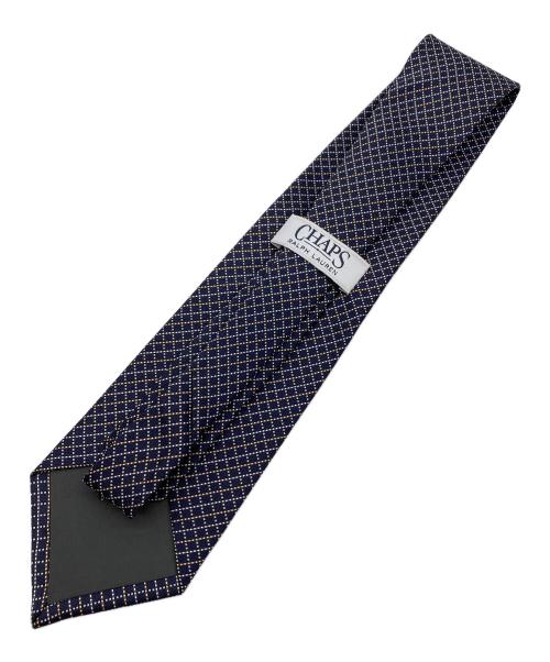 CHAPS RALPH LAUREN（チャップス ラルフローレン）CHAPS RALPH LAUREN (チャップス ラルフローレン) ヴィンテージチェック柄ネクタイ ネイビー サイズ:大剣幅9.5cmの古着・服飾アイテム