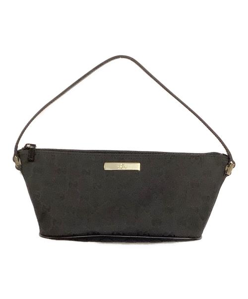 GUCCI（グッチ）GUCCI (グッチ) ハンドポーチ ブラックの古着・服飾アイテム