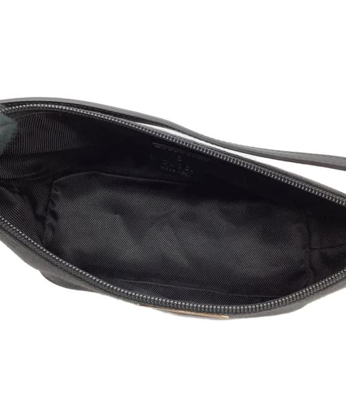 GUCCI（グッチ）GUCCI (グッチ) ハンドポーチ ブラックの古着・服飾アイテム